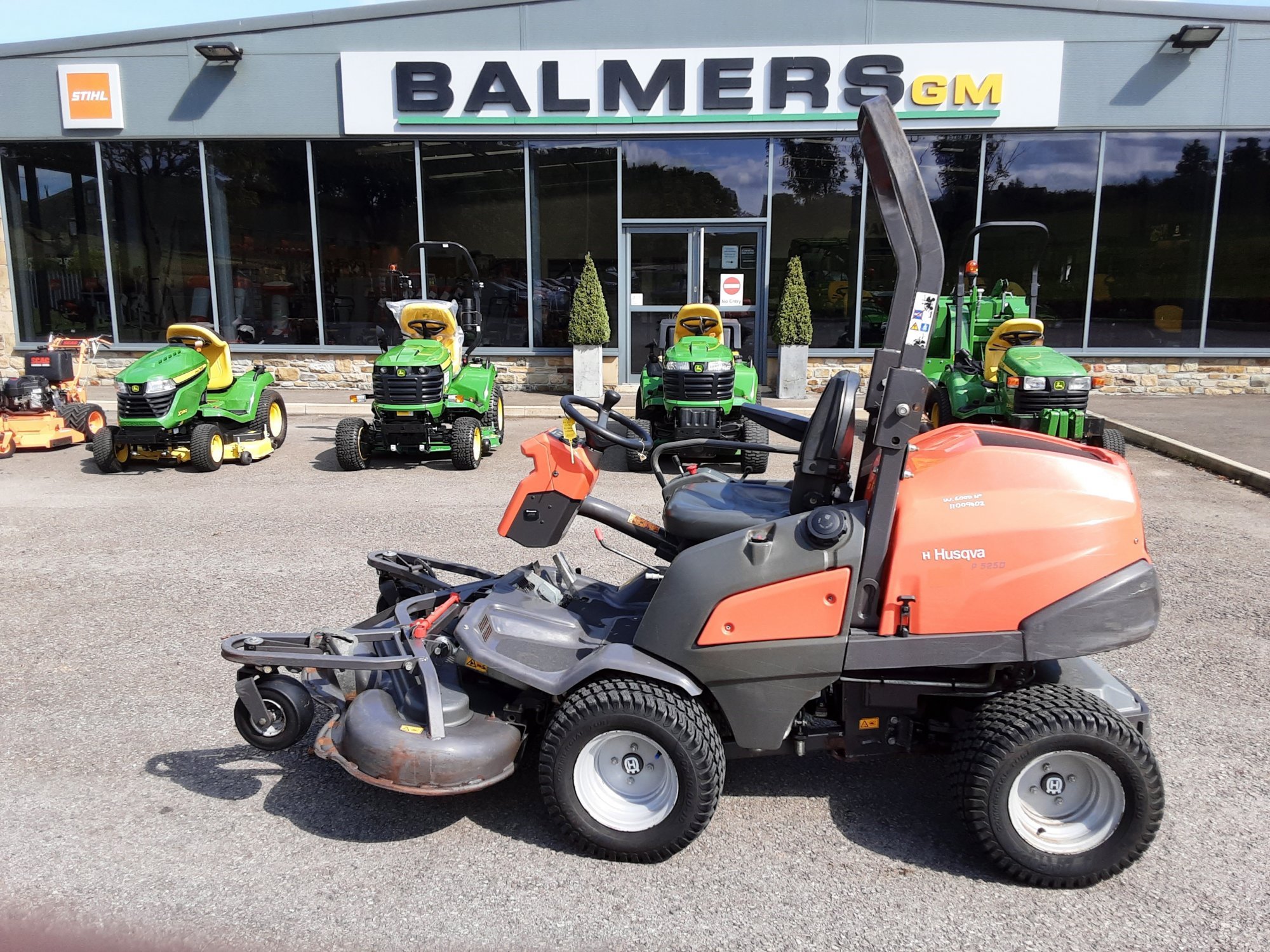 Used husqvarna mower outlet deck for sale